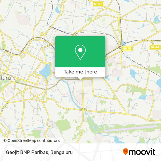 Geojit BNP Paribas map