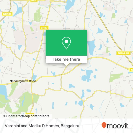 Vardhini and Madku D Homes map