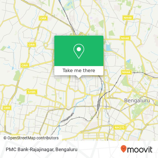 PMC Bank-Rajajinagar map