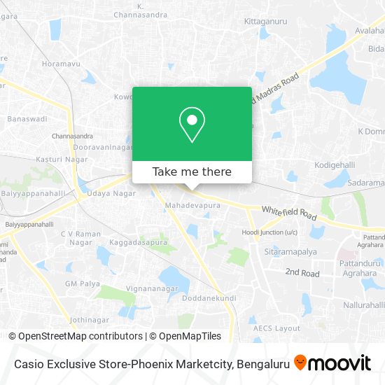 Casio Exclusive Store-Phoenix Marketcity map