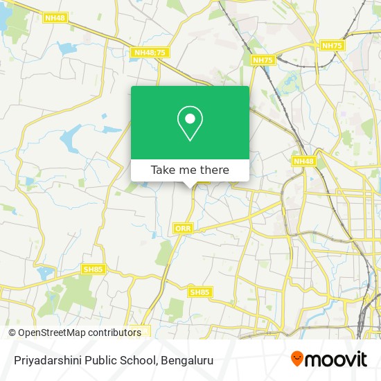 Priyadarshini Public School map