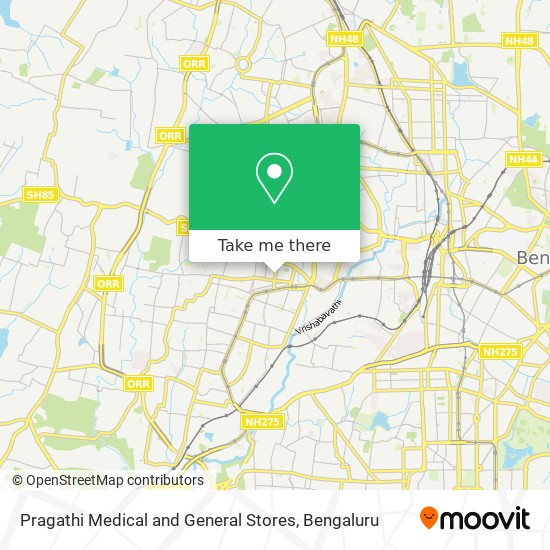 Pragathi Medical and General Stores map