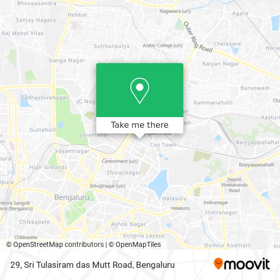 29, Sri Tulasiram das Mutt Road map