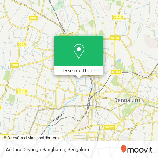 Andhra Devanga Sanghamu map