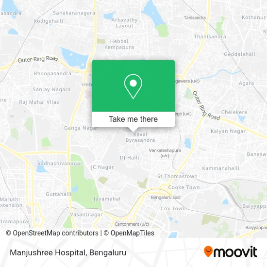 Manjushree Hospital map