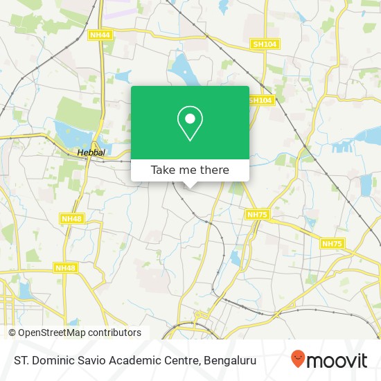 ST. Dominic Savio Academic Centre map