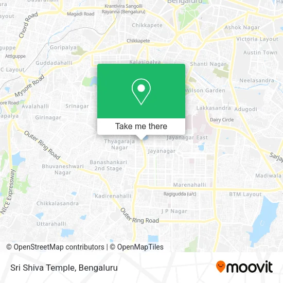 Sri Shiva Temple map