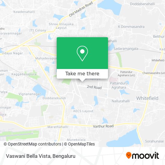 Vaswani Bella Vista map