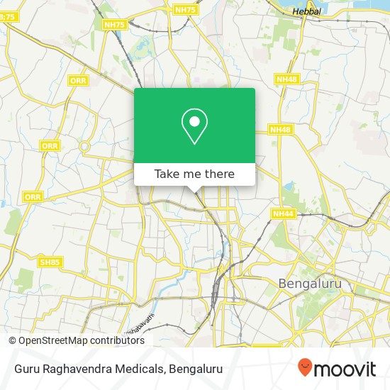 Guru Raghavendra Medicals map