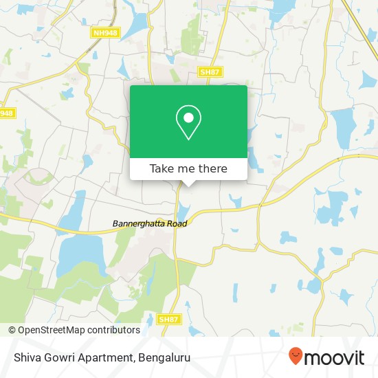 Shiva Gowri Apartment map
