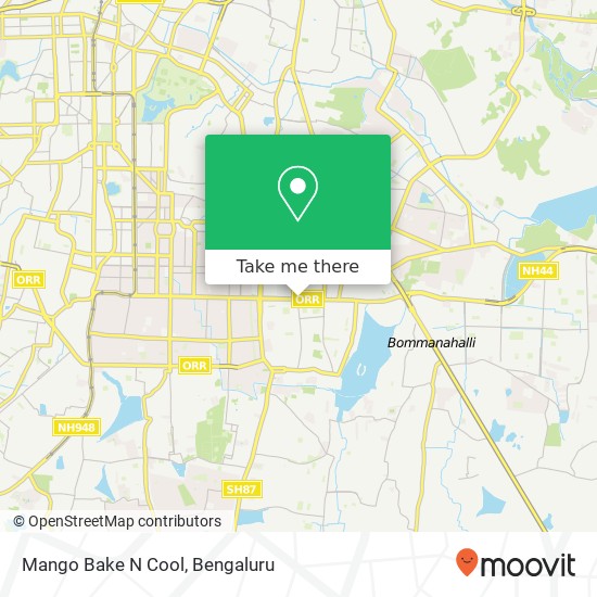 Mango Bake N Cool map