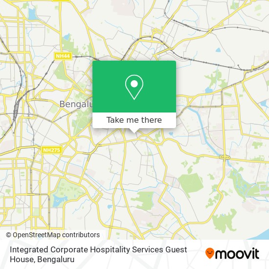 Integrated Corporate Hospitality Services Guest House map