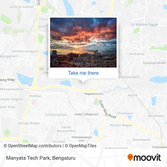 Manyata Tech Park map