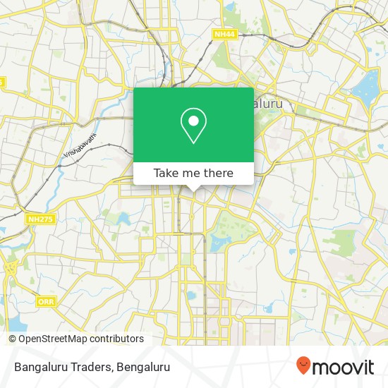 Bangaluru Traders map