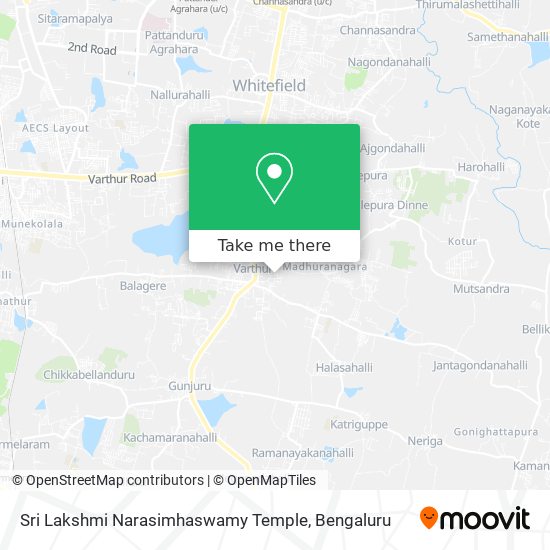 Sri Lakshmi Narasimhaswamy Temple map