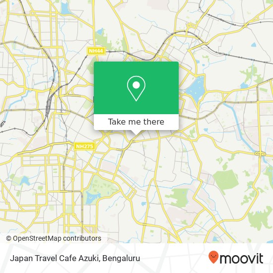 Japan Travel Cafe Azuki map