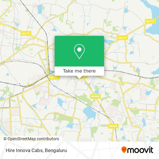 Hire Innova Cabs map