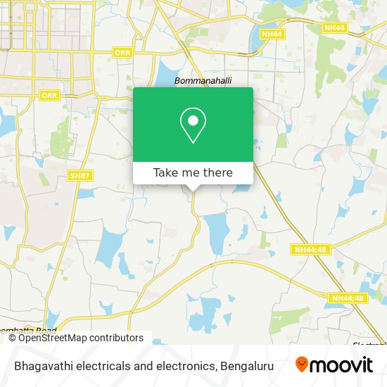 Bhagavathi electricals and electronics map
