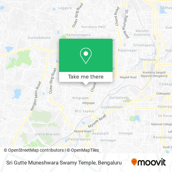 Sri Gutte Muneshwara Swamy Temple map