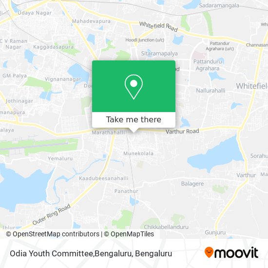 Odia Youth Committee,Bengaluru map