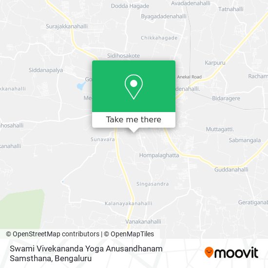 Swami Vivekananda Yoga Anusandhanam Samsthana map