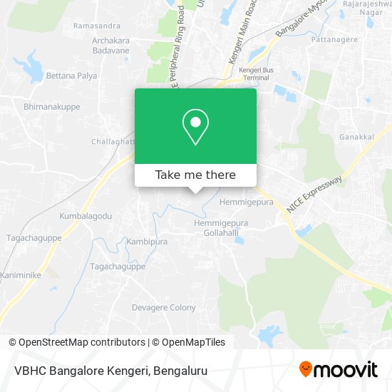VBHC Bangalore Kengeri map