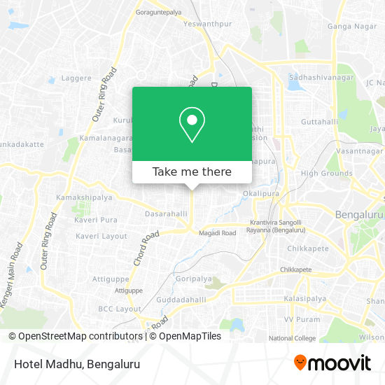 Hotel Madhu map