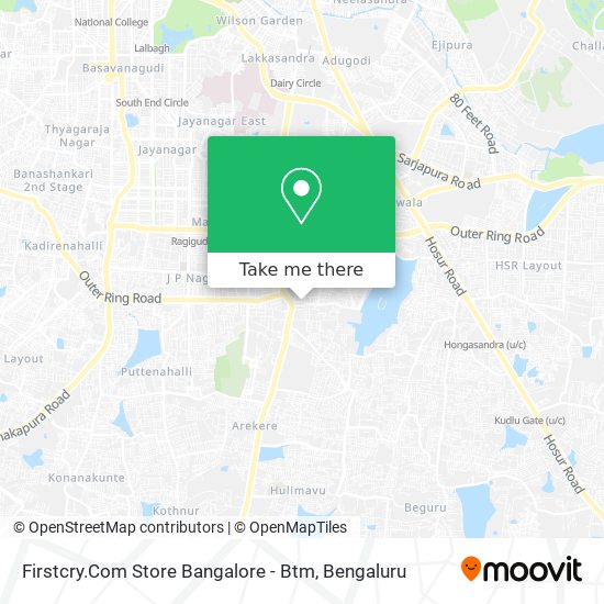 Firstcry.Com Store Bangalore - Btm map