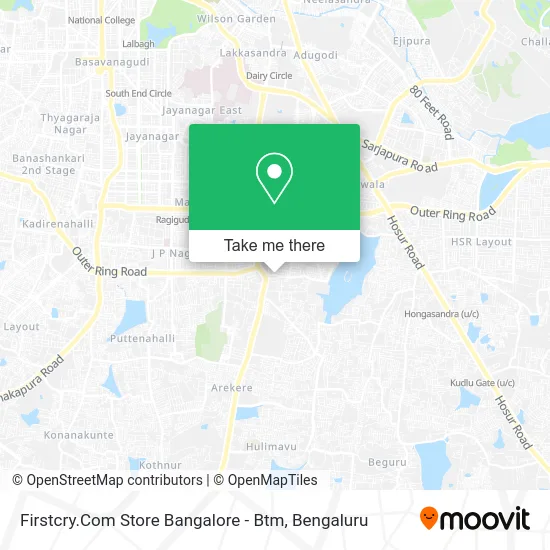 Firstcry.Com Store Bangalore - Btm map