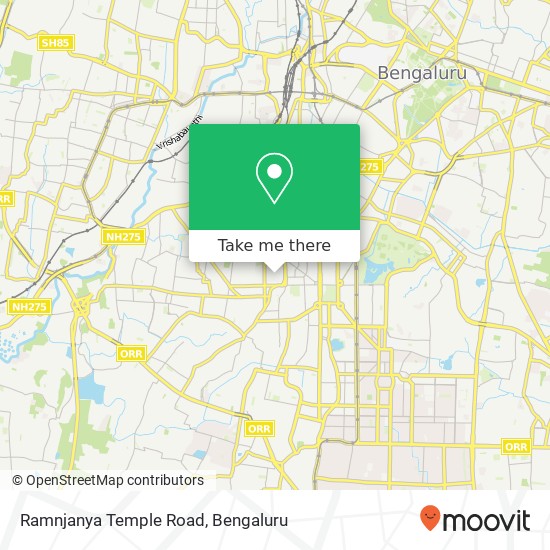 Ramnjanya Temple Road map