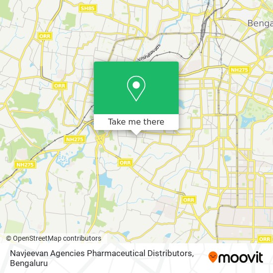 Navjeevan Agencies Pharmaceutical Distributors map