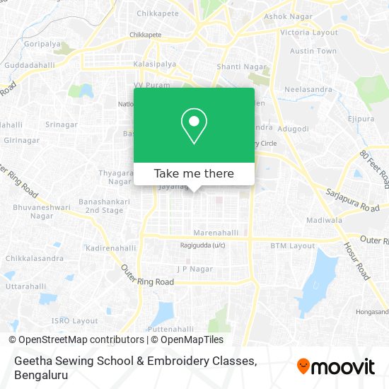 Geetha Sewing School & Embroidery Classes map