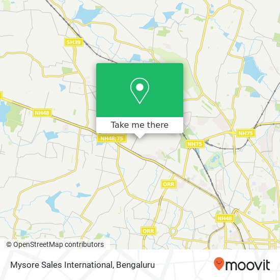 Mysore Sales International map