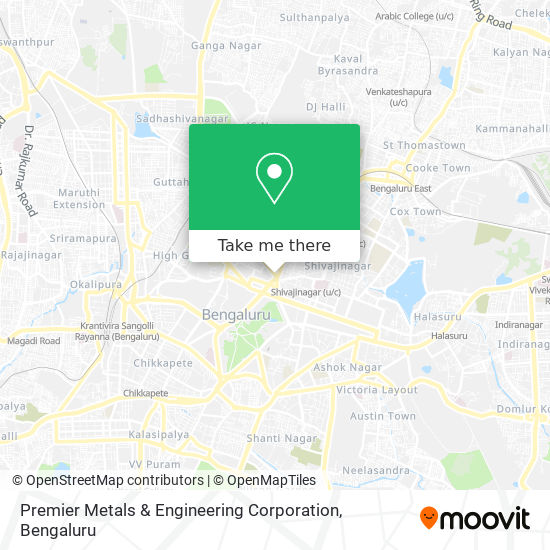 Premier Metals & Engineering Corporation map