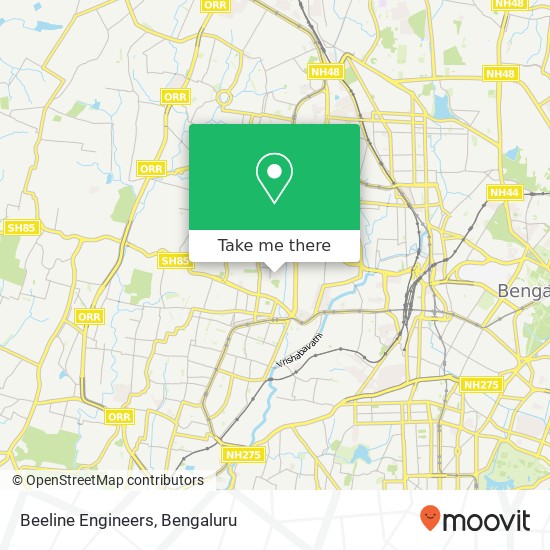 Beeline Engineers map