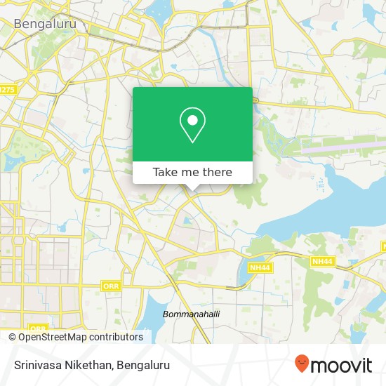 Srinivasa Nikethan map