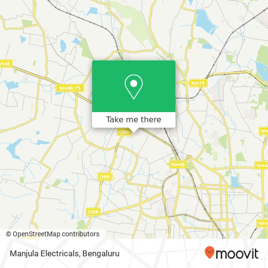 Manjula Electricals map