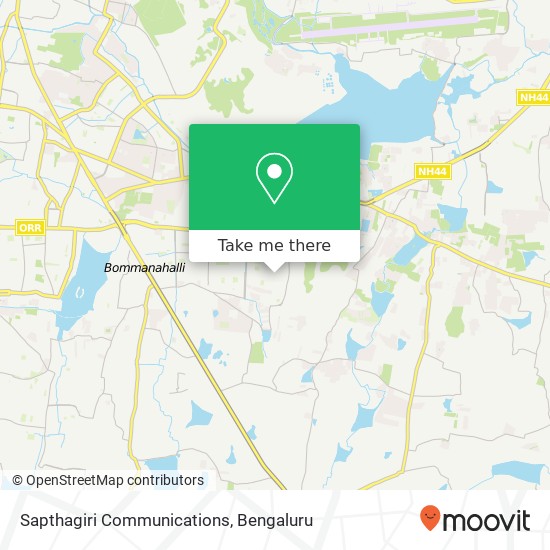 Sapthagiri Communications map