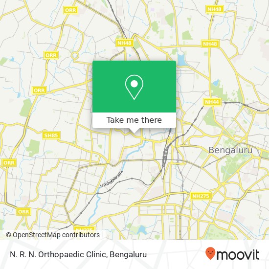 N. R. N. Orthopaedic Clinic map