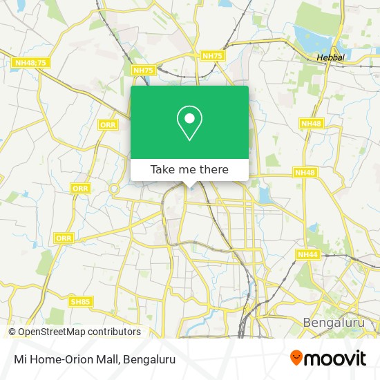 Mi Home-Orion Mall map
