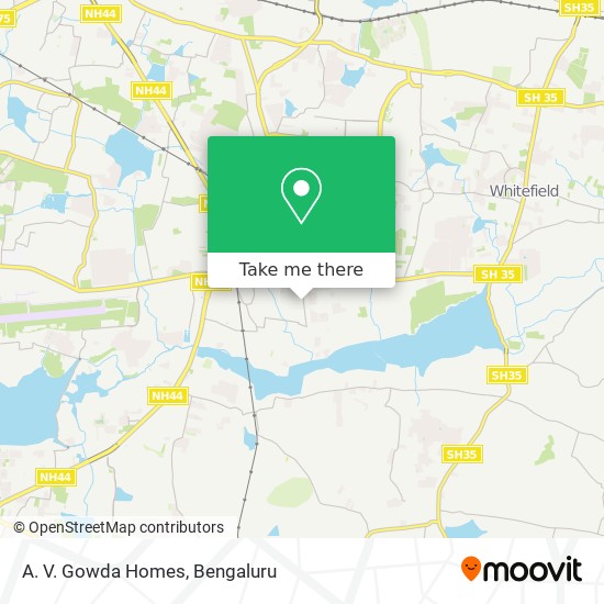A. V. Gowda Homes map