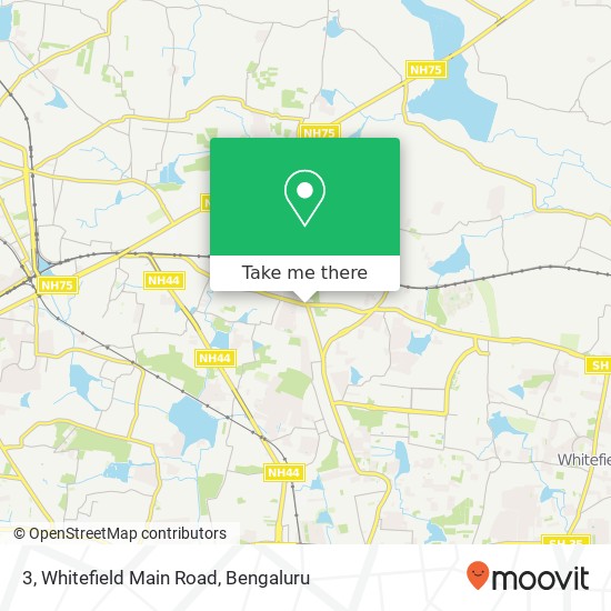 3, Whitefield Main Road map