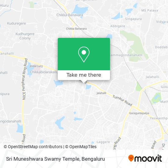 Sri Muneshwara Swamy Temple map