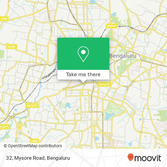 32, Mysore Road map