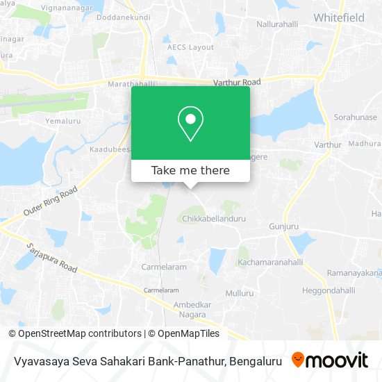 Vyavasaya Seva Sahakari Bank-Panathur map
