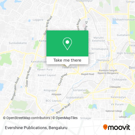 Evershine Publications map