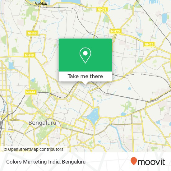 Colors Marketing India map