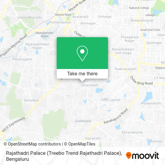 Rajathadri Palace (Treebo Trend Rajathadri Palace) map