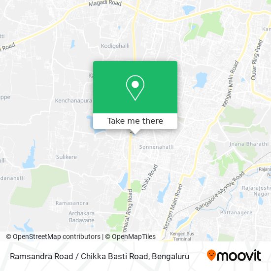 Ramsandra Road / Chikka Basti Road map