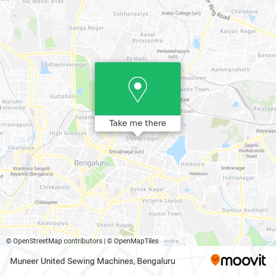 Muneer United Sewing Machines map